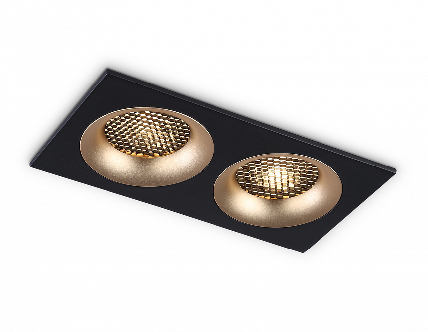TN102735/2 BK/GD черный/золото GU5.3 175*92*23 TN102735/2 BK/GD черный/золото GU5.3 175*92*23