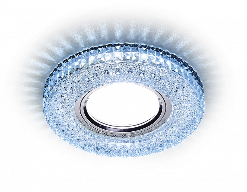 S271 CL/CLD хром/прозрачный MR16+3W(LED COLD)