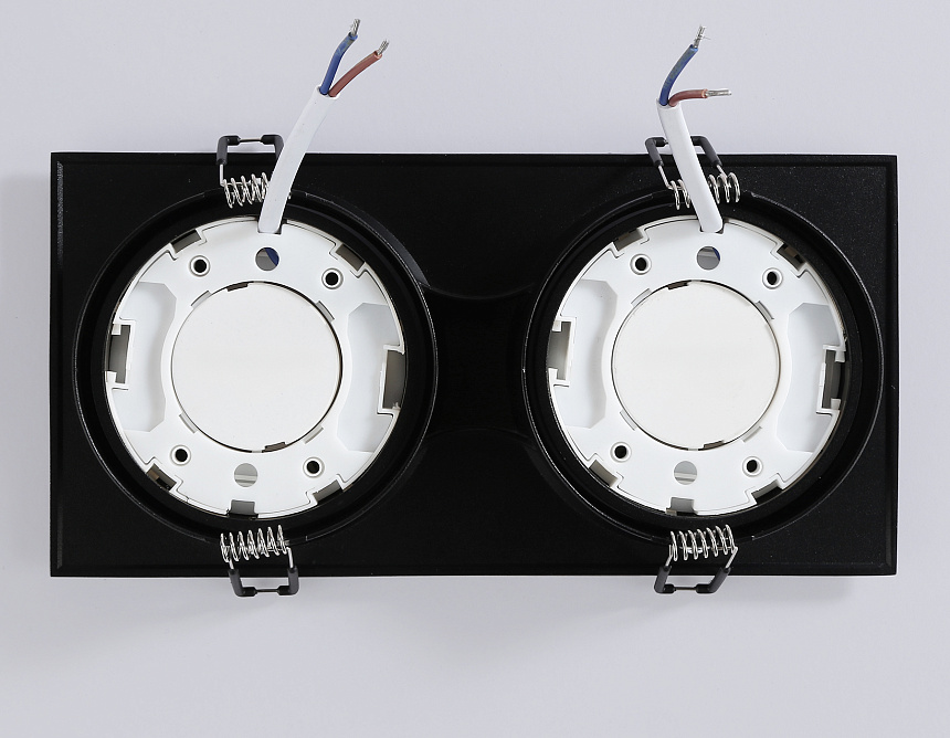 TN52235/2 BK черный IP20 GX53/2 220*110*44