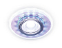S211 PR/WH хром/перламутровый MR16+3W(LED WHITE 4200K)