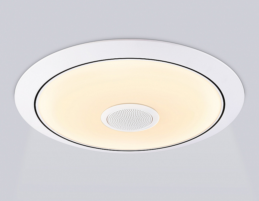 FZ720 WH белый IP20 52W 3000-6500K+RGB Music 450*65 (ПДУ ИК)