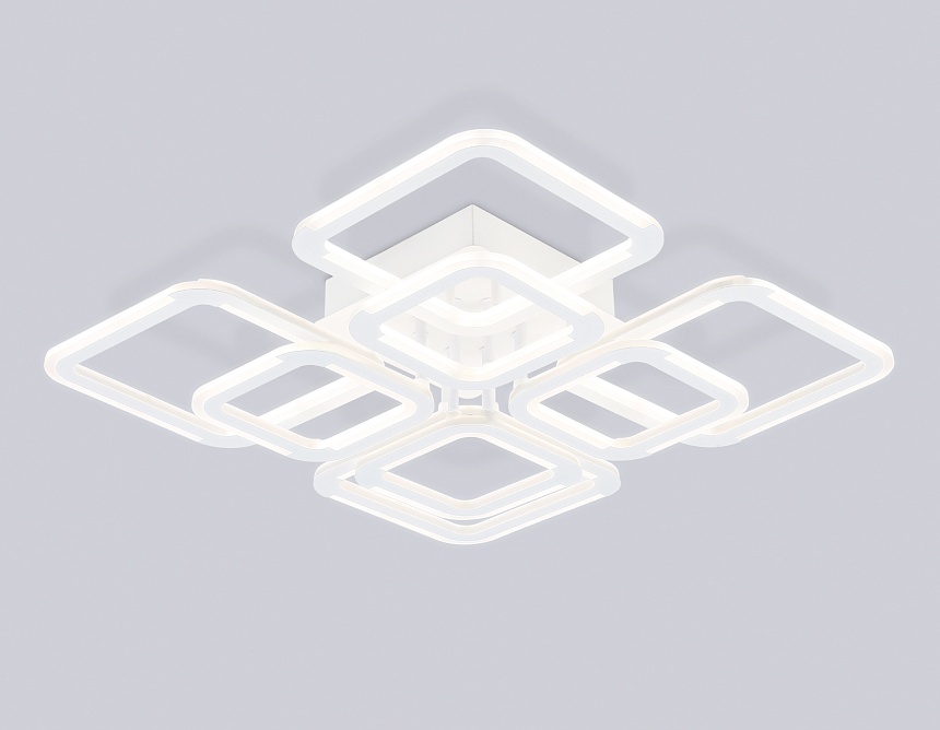 FA8950/4+4 WH белый 101W 3000-6000K 540*540*120 (ПДУ ИК)