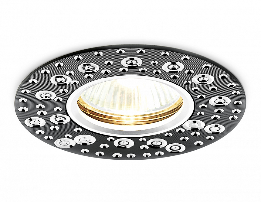 A801 BK/AL сатин/черный MR16