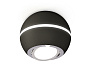 XS1102021 SBK/PSL черный песок/серебро полированное MR16 GU5.3 LED 3W 4200K (C1102, N7003)
