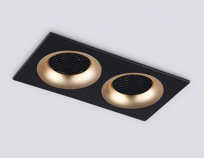 TN102735/2 BK/GD черный/золото GU5.3 175*92*23 TN102735/2 BK/GD черный/золото GU5.3 175*92*23