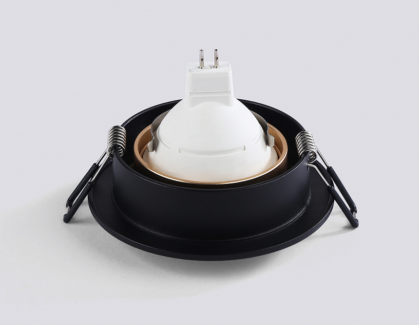 TN102725 BK/GD черный/золото GU5.3 92*92*23