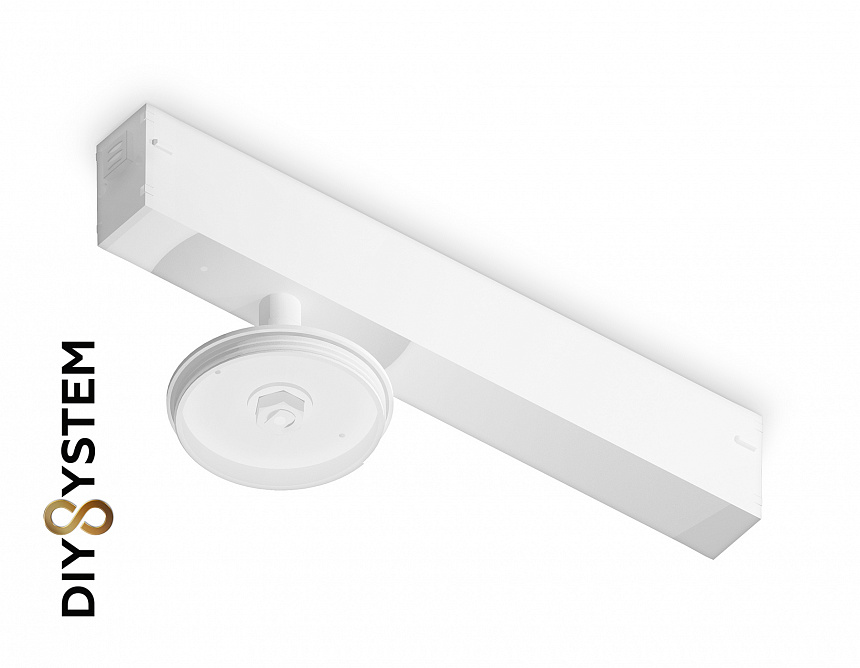 A2547 WH белый крепеж трековый для корпуса DIY D70mm 232*70*80