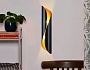 FW241 BK/GD черный/золото G9/2 max 40W 400*80*100  (лампы LED G9 7W 4200K в комплекте)