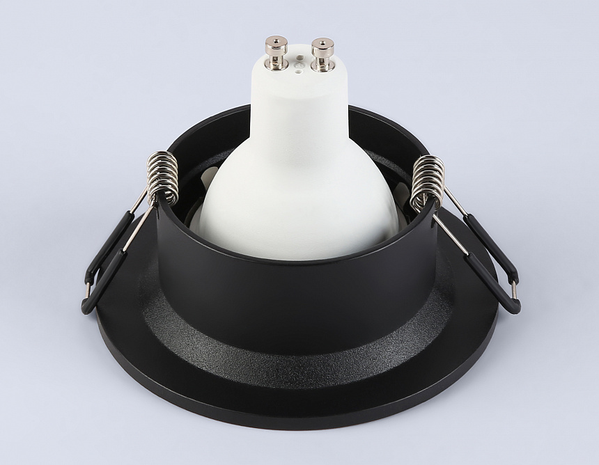 TN11323 BK черный IP44 GU5.3 D90*34
