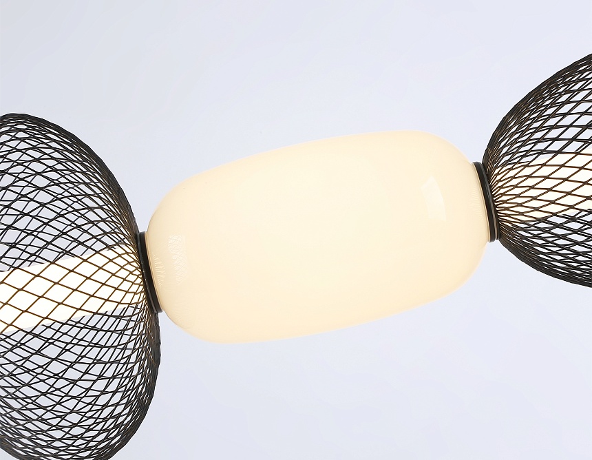 LH11010 BK/FR черный/белый матовый 32W 3000K 915*220*220