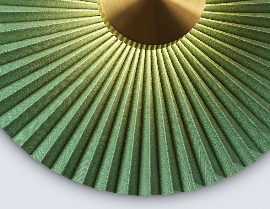 LH72649 BK/GR латунь/зеленый 6W 3000K D300*100