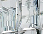 TR5148 CH/CL хром/прозрачный E14/6 max 40W 500*500*1000