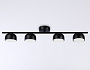 TN71029/4 BK черный GX53/4 max 12W 600*80*140