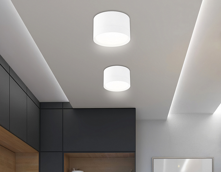 TN52351 WH белый GX53 max 12W D82*50