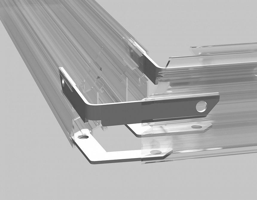 GL2015 AL алюминий 80*10*1,5 4шт