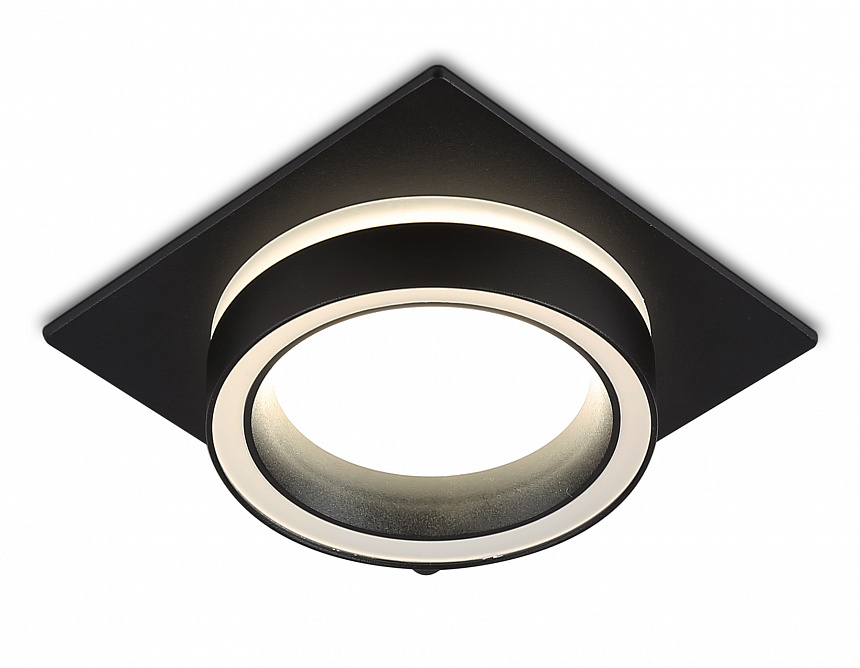 TN52422 BK/FR черный/белый матовый GX53 max 12W 105*105*45