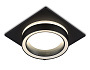 TN52422 BK/FR черный/белый матовый GX53 max 12W 105*105*45