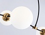 TR2555/6 BK/SB черный/бронза E27/6 max 60W 1160*600*450