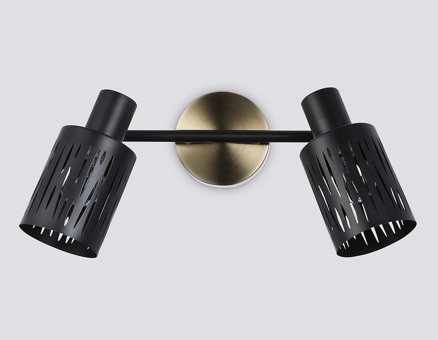 TR8668/2 BK/SB чёрный/бронза E14/2 max 60W 360*100*190