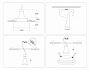 TN3322 SBK/FR черный песок/белый матовый GU5.3 D95*40