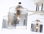 TR303219/5 WH/CH/SM белый/хром/дымчатый E27*5 max 60W D580*250