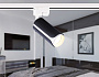 GL5155 BK/WH черный/белый GU10 D58*130