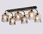 TR3033250/6 BK/WD черный/дерево E27/6 max 60W 580*340*245