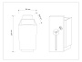 TR83122 LW/FR светлое дерево/белый матовый E27 max 40W 250*125*100