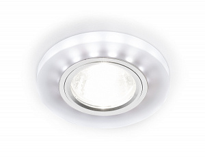 S214 WH/CH/WH матовый/хром/MR16+3W(LED WHITE)