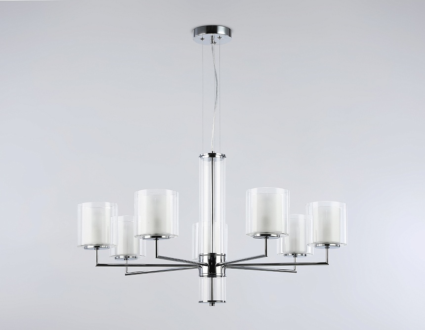 LH56003/7 СH/FR хром/белый матовый E14*7 max 40W D790*1260