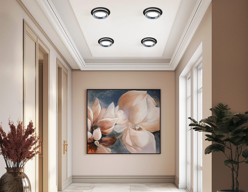 TU5210 BK черный IP20 GX70 D150*52