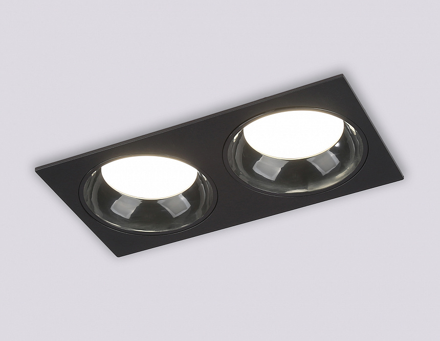 TN52344/2 SBK/GBK черный песок/черный глянец GX53 max 12W 220*115*25