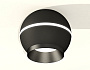 XS1102010 SBK/PBK черный песок/черный полированный MR16 GU5.3 LED 3W 4200K (C1102, N7031)