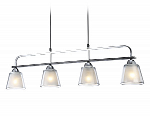 TR303244/4 BK/CH/SM/FR черный/хром/дымчатый/белый матовый E27*4 max 60W 870*120*780