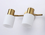 TR3969/2 BS/FR латунь/белый матовый  E27*2 max 40W 260*80*210