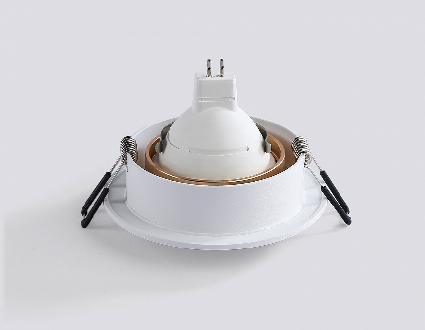 TN102723 WH/GD белый/золото GU5.3 92*92*23