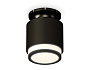 XS7511063 SBK/PBK/FR черный песок/черный полированный/белый матовый MR16 GU5.3 (N7926, C7511, N7121)