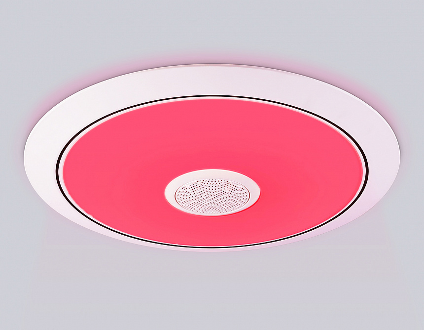 FZ720 WH белый IP20 52W 3000-6500K+RGB Music 450*65 (ПДУ ИК)