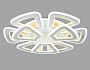 FA8892/6+3 WH/CH белый/хром 210W 3000K/4200K/6400K 650*640*130 (ПДУ РАДИО 2.4G)