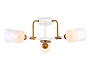 TR303321/3 WH/GD/CL/FR белый/золото/прозрачный/белый матовый E27*3 max 60W D620*210