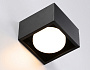 TN70827 BK черный GX53 max 12W 100*100*60