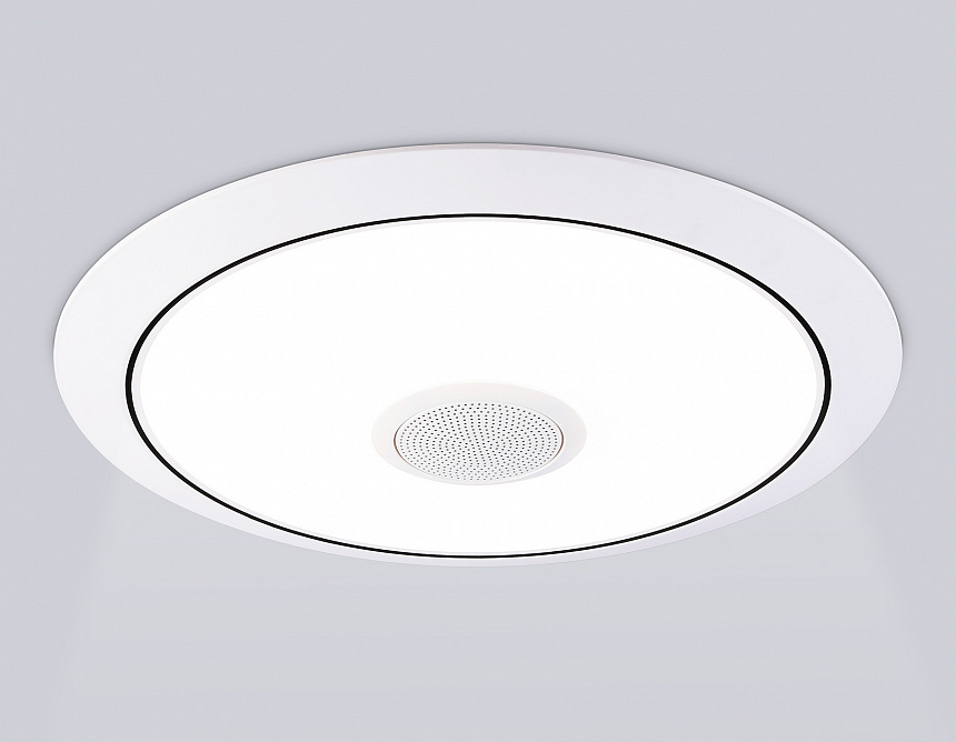 FZ720 WH белый IP20 52W 3000-6500K+RGB Music 450*65 (ПДУ ИК)