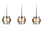 TR3652/3 GD/SM золото/дымчатый E27/3 max 40W 820*180*700