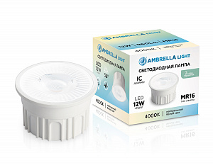 212302 Лампа LED MR16-PR 12W IC 4000K 220-240V 38°