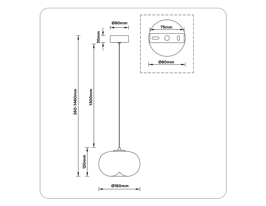 LH11083 BS/TI латунь/янтарь 4W 3000K D180*130