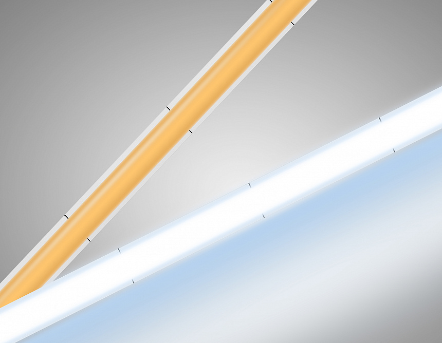 GS4613 COB 400Led/10W m/ 24V IP20 6500K/ 5m*5mm*2.1mm (2 конт.)