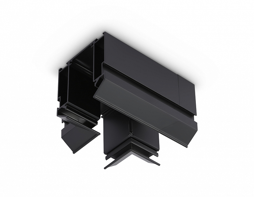GL1044 BK черный коннектор Т-образный для корпуса в натяжной потолок Magnetic 220V 140*100*61 GL1044 BK черный коннектор Т-образный для корпуса в натяжной потолок Magnetic 220V 140*100*61