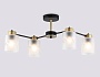 TR303324/4 BK/GD черный/золото E27/4 max 60W 650*290*270