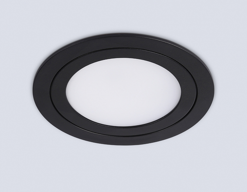 TN6604 BK черный IP44 GX53 max 15W D110*23