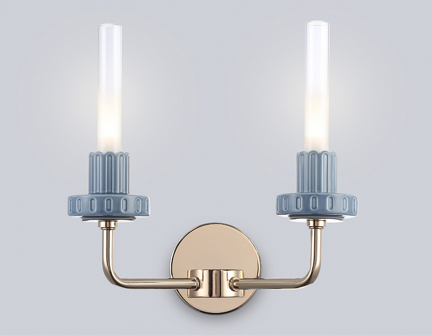 LH53130/2 GD/WH/GB золото/белый/серо-синий 4W 3000K 290*180*290